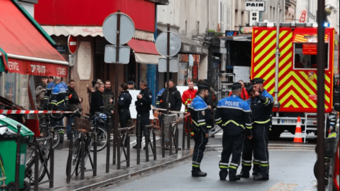 Gun fire in central paris