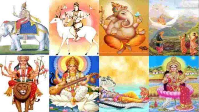 Vahana's of hindu gods
