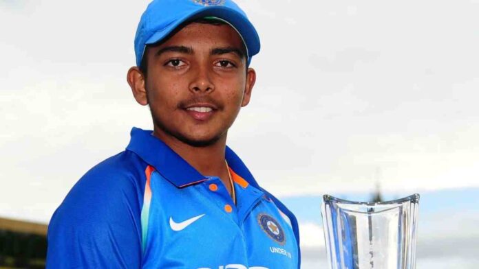 prithvi shaw